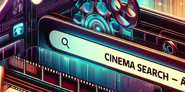 A sleek digital interface for exploring Japanese adult content, featuring a search bar and vibrant, abstract visuals.